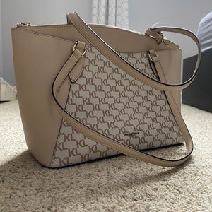 Karl Lagerfeld Beige Tote